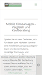 Mobile Screenshot of mobile-klimaanlagen.com